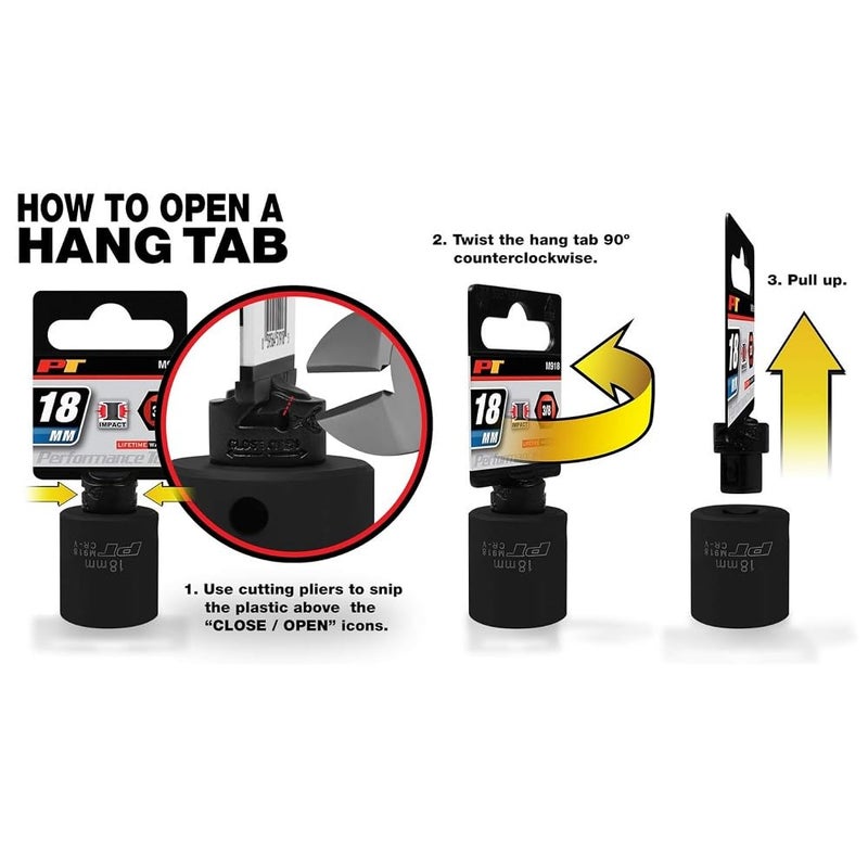 Performance Tool W83243 1/2-Inch Drive Hex Lock Nut Socket, 2-1/2-Inch - Image 3